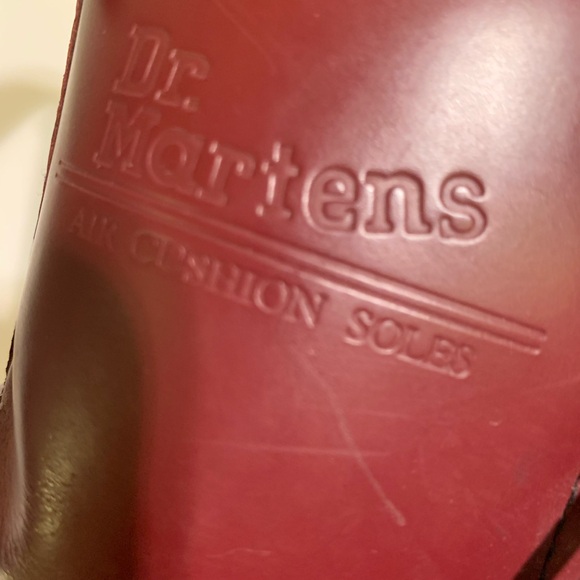 Dr. Martens 1460 Cherry Red Smooth Leather  Lace-Up Boots men’s size 6, women 7 - Picture 8 of 8